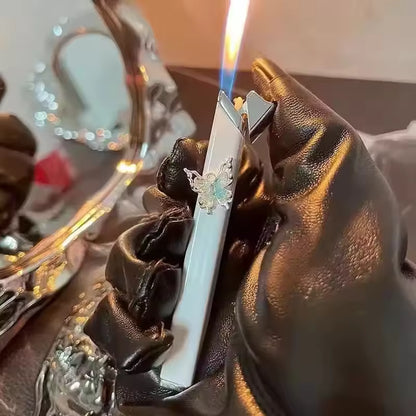 Rose Angel Torch Lighter – Mini Metal Open Flame Lighter