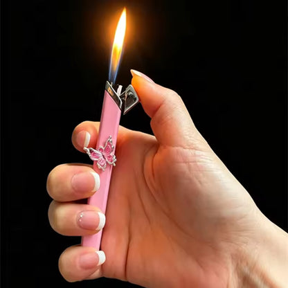 Rose Angel Torch Lighter – Mini Metal Open Flame Lighter
