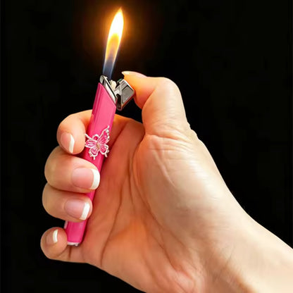 Rose Angel Torch Lighter – Mini Metal Open Flame Lighter