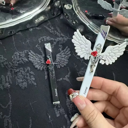 Pretty Angel Rose Wing Butane Torch Lighter
