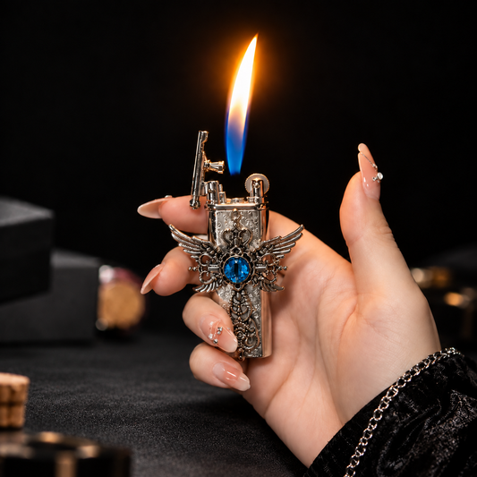 Retro Cross Wheel Lighter