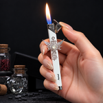 Royal Winged Cross Case & Lighter Set