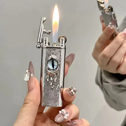 2026 Butane Gas Lighter, High-end Handmade Retro Cross